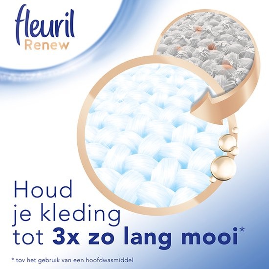 Fleuril Renew Wit - Vloeibaar Wasmiddel - Voordeelverpakking - 70 Wasbeurten