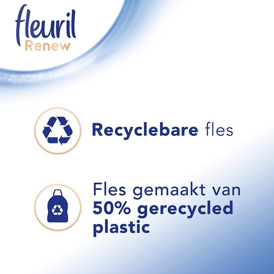 Fleuril Renew Wit - Vloeibaar Wasmiddel - Voordeelverpakking - 70 Wasbeurten