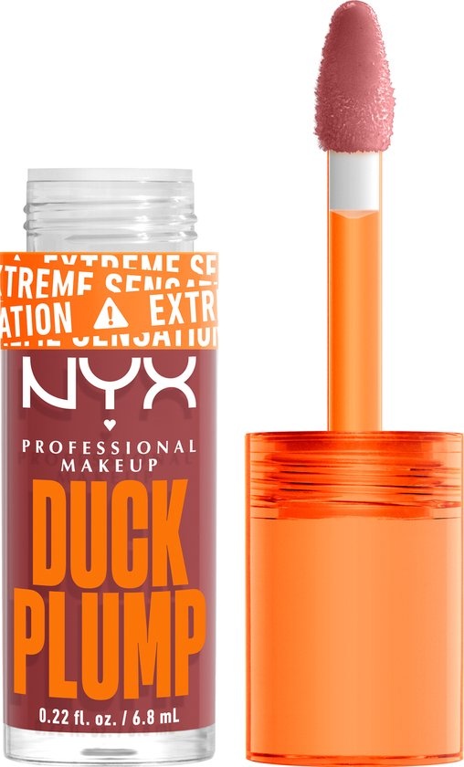 Nyx Professional Makeup Duck Plump - Mauve Out My Way - Plumping lip gloss - Purple - 6.8ml
