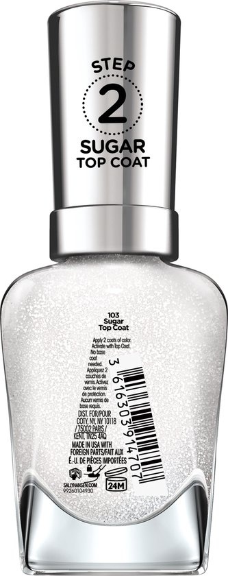 Couche de finition Miracle Gel de Sally Hansen - 103 Sucre