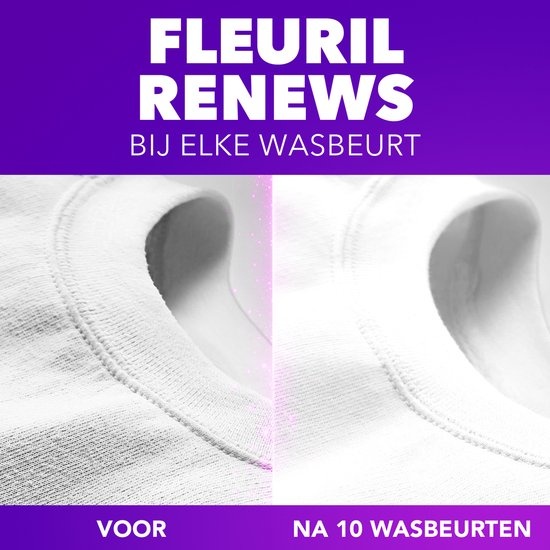 Fleuril Renew White - Détergent liquide - Lessive blanche - Pack économique - 51 lavages