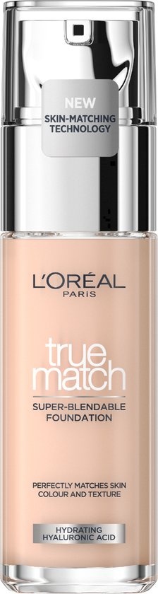 L'Oréal Paris True Match Foundation - Naturally covering foundation with Hyaluronic Acid and SPF 16 - 0.5R/C - 30 ml