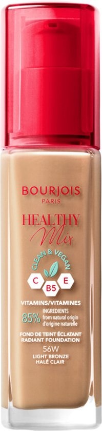 Bourjois Healthy Mix Clean Vegan Foundation 056 Hellbronze