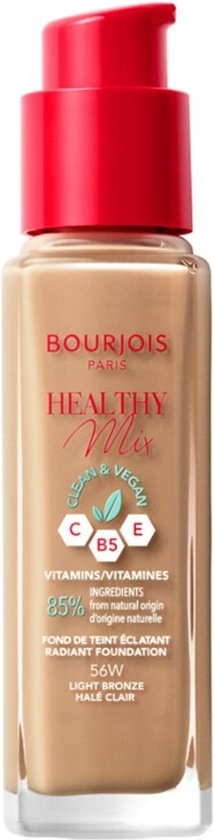Bourjois Healthy Mix Clean Vegan Foundation 056 Hellbronze