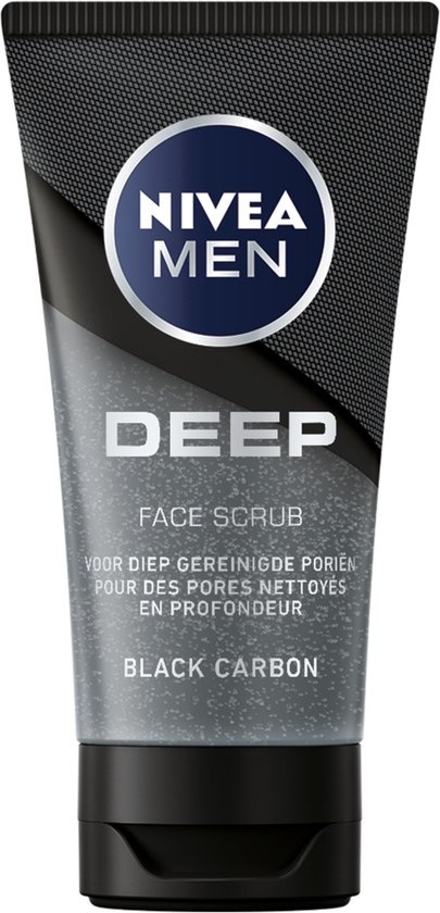 NIVEA MEN Deep Face Scrub - Facial scrub - Facial cleansing - 75 ml