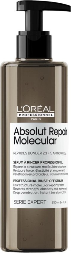 L'Oréal Professionnel Absolut Repair Molecular Rinse-off Serum – Voor beschadigd haar – 250 ml