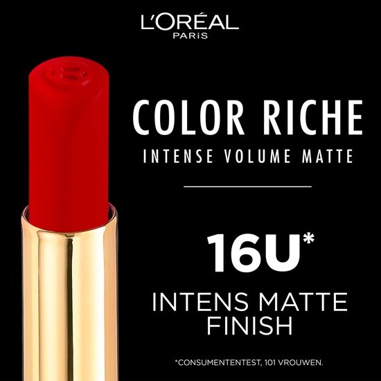 L'Oréal Paris Rouge à Lèvres Mat Volume Intense Color Riche - 480 Le Plum Dominant