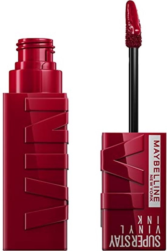 Maybelline New York - Rouge à lèvres SuperStay Vinyl Ink - 55 Royal - Rouge - Rouge à lèvres longue tenue - 4,2 ml