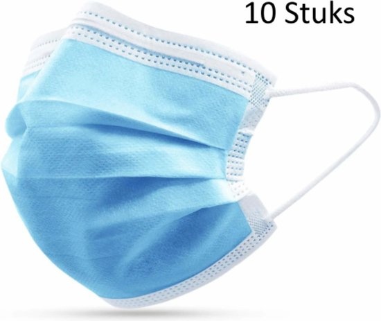 Skjoll Wegwerpmaskers / Mondkapjes 3-Laag - Type IIR/2R – 10 Stuks