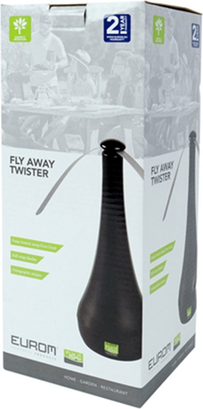 Eurom Flyaway twister - Anti-mouches pour la table -| Noir 1 pièce.