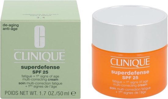 Clinique Superdefense SPF 25 Multi-Correcting Cream - 50ml - Packaging damaged