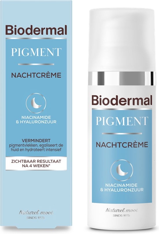 Biodermal Pigment Nachtcrème - vermindert hyperpigmentatie, zoals pigmentvlekken - 50 ml