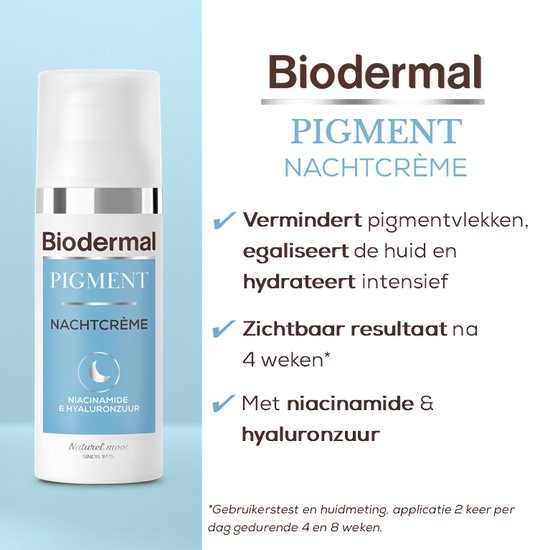Biodermal Pigment Night Cream - reduces hyperpigmentation, such as pigment spots - 50 ml
