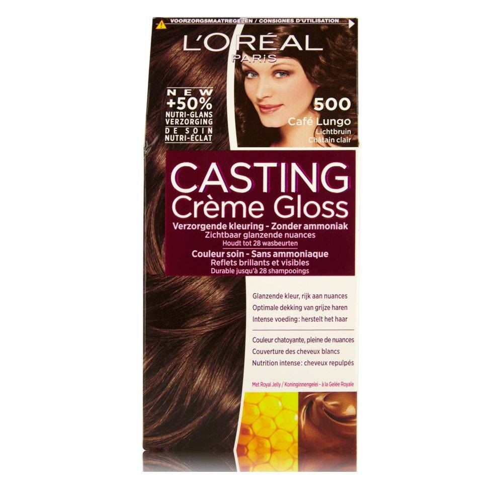 L'Oréal Casting Crème Gloss 500 Café Lungo Light Brown - Packaging damaged