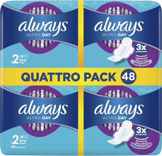 Always Sanitary Towels Ultra Long 48 pieces