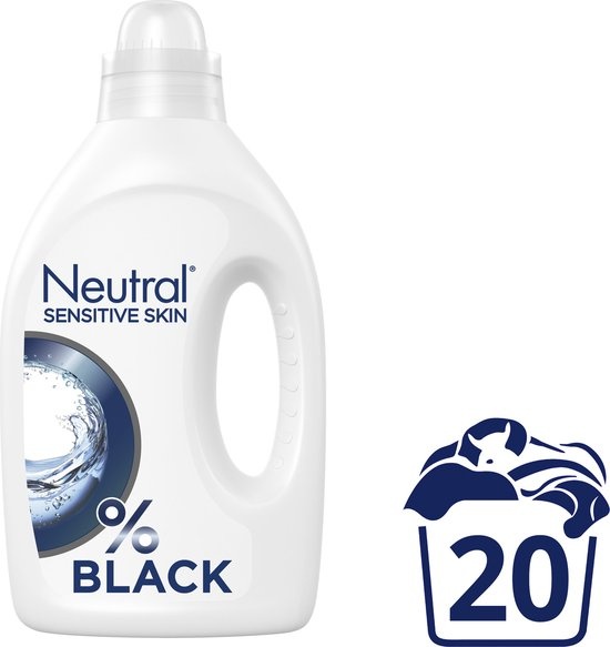 Neutral - Liquid Detergent Black - 1 liter - 20 washes