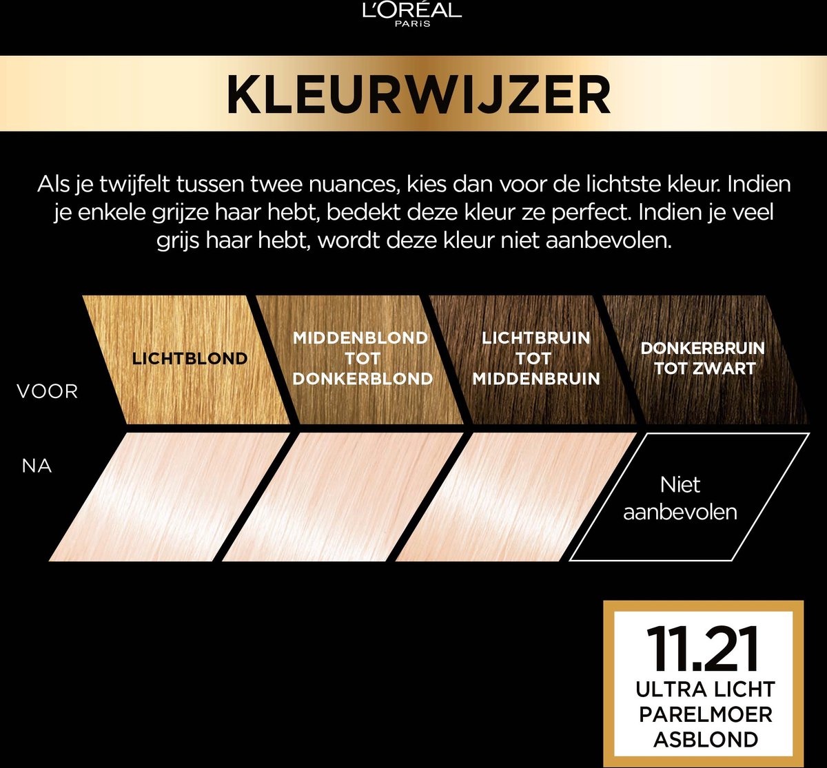 L'Oréal Paris Preference Le Blonding Ultra Licht Parelmoer Asblond 11.21 - Verhelderende Permanente Haarkleuring