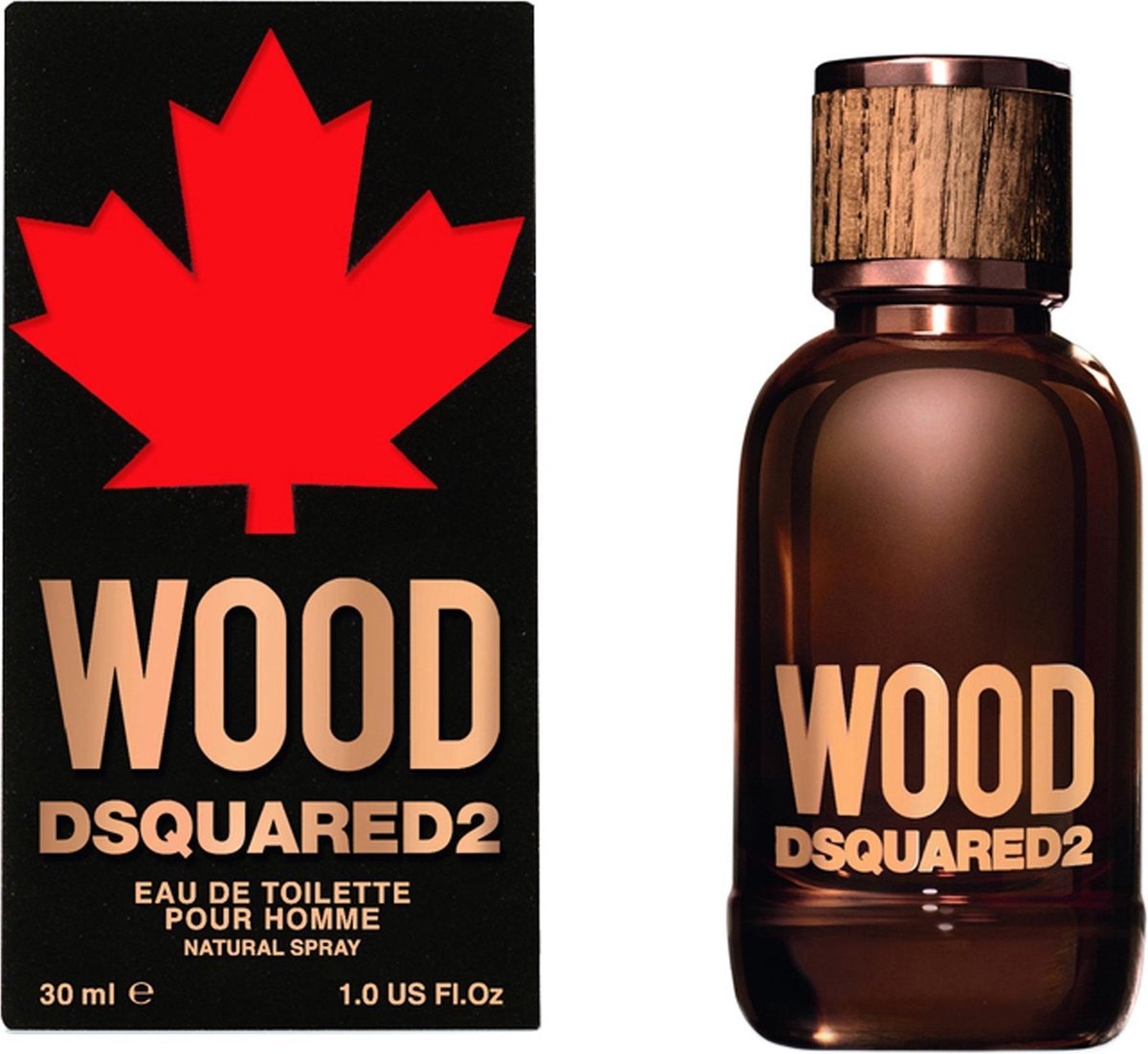 Dsquared2 Wood Pour Homme - 50ml - Eau de toilette - Verpakking beschadigd