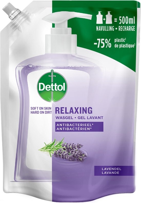 Recharge de Savon pour les Mains Dettol - Lavande - 500 ml