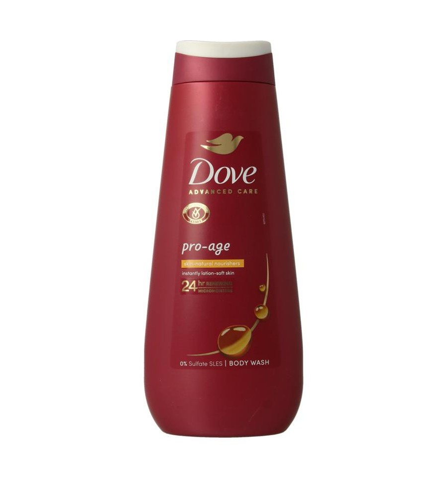 Dove Advanced Care Pflegendes Duschgel – Pro-Age – 24 Stunden effektive Feuchtigkeitsversorgung – 400 ml