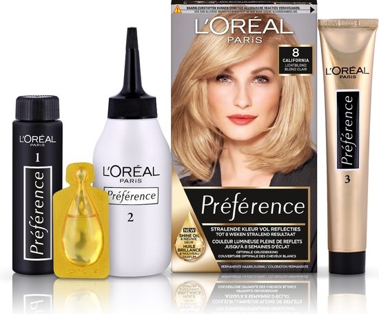 L'Oréal Paris Préférence Classic Hellblond 8 – Permanente Haarfarbe – Permanente Haarfarbe. Beschädigte Verpackung