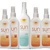 4 bottles of sun factor 10 + 1 200ML Bottle aftersun