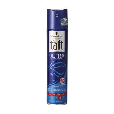 Taft Ultra hairspray - 24 hours strong - with Arginine strength formula
