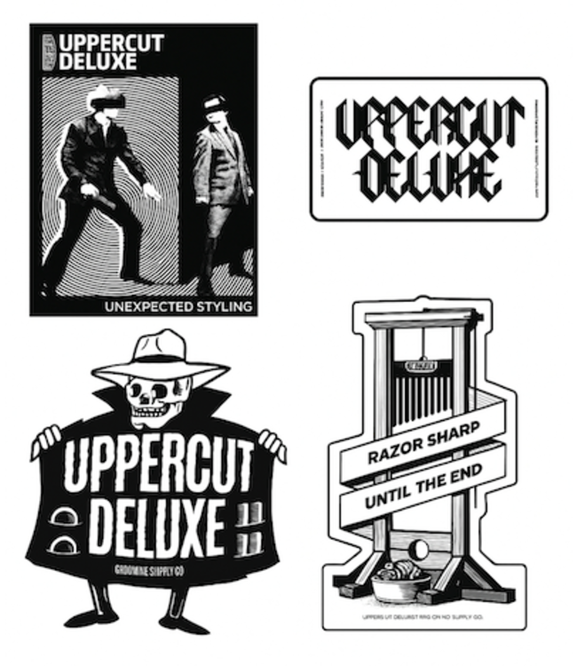 Uppercut  Sticker Set Black & White