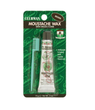 Pinaud Clubman Mustachewax Brown