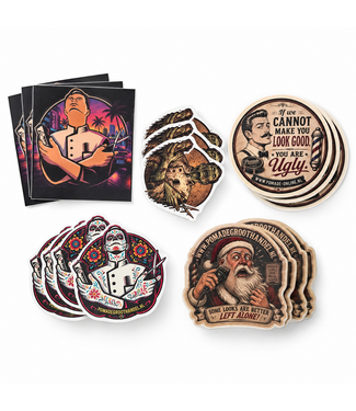 Pomade-Online Stickers Assorti