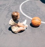 STOERE MOSTERDGELE ROMPER MET CAPUCHON VOOR MEISJES | ADAM + YVE