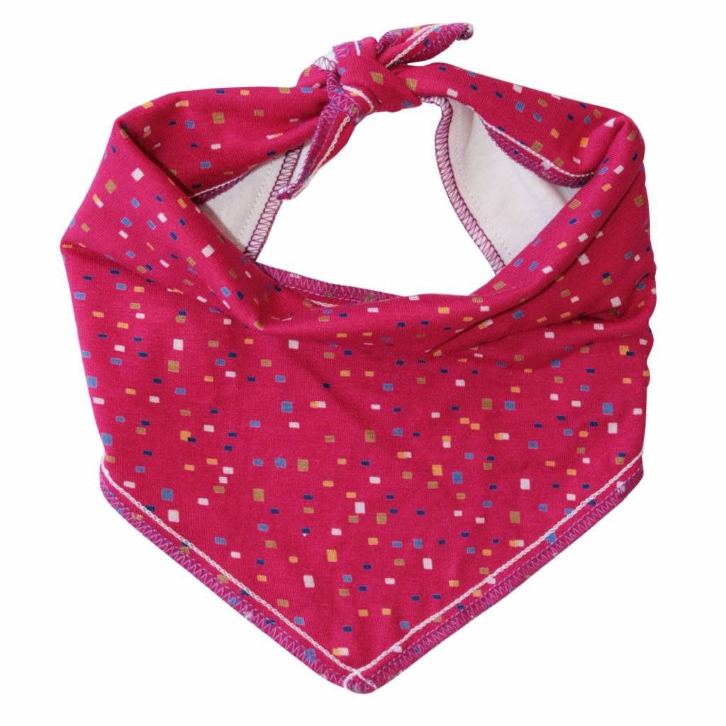 BANDANA BIB PINK CONFETTI | ELECTRIK KIDZ
