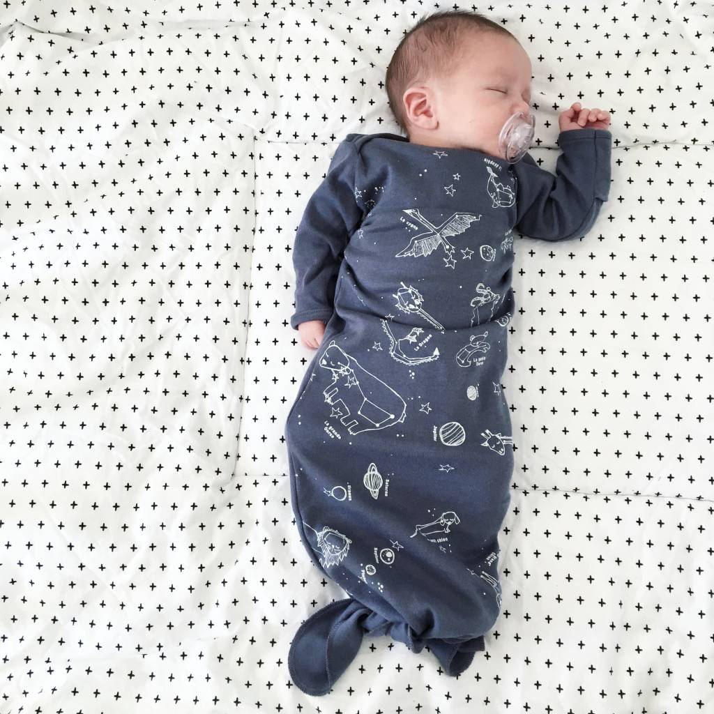 KNOTTED GOWN GLOW IN THE DARK | ELECTRIK KIDZ