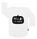 VanPauline NAAMSHIRT MET TEKSTBALLON | GEBOORTE T-SHIRT | BABYKLEDING VANPAULINE