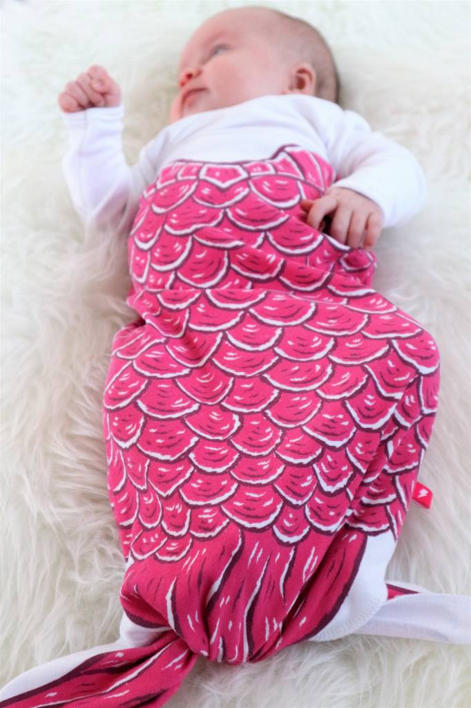GEKNOOPTE SLAAPZAK CQ TRAPPELZAKJE MERMAID PINK - ELECTRIK KIDZ