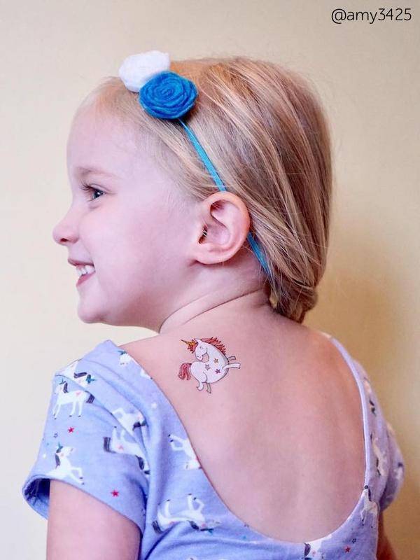 Ducky Street UNICORNS TATTOOS | CHILD TATTOO | TEMPORARY TATTOO