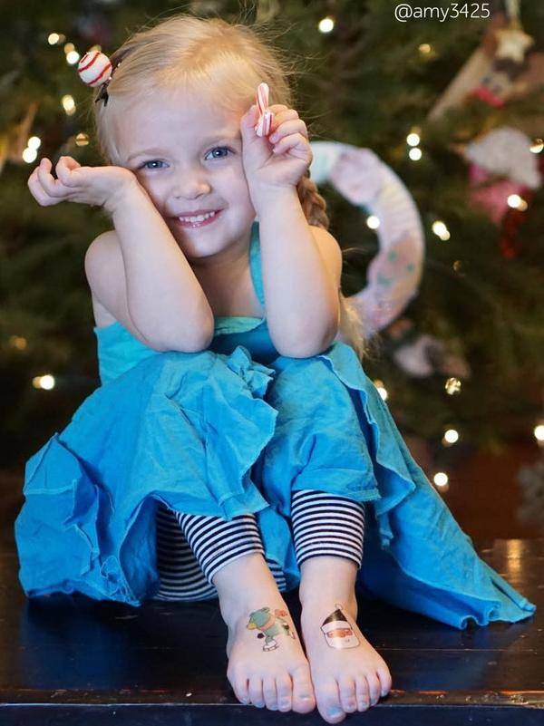 Tattoeage stickers | Tattoos voor kinderen | Accessoire voor Kerst