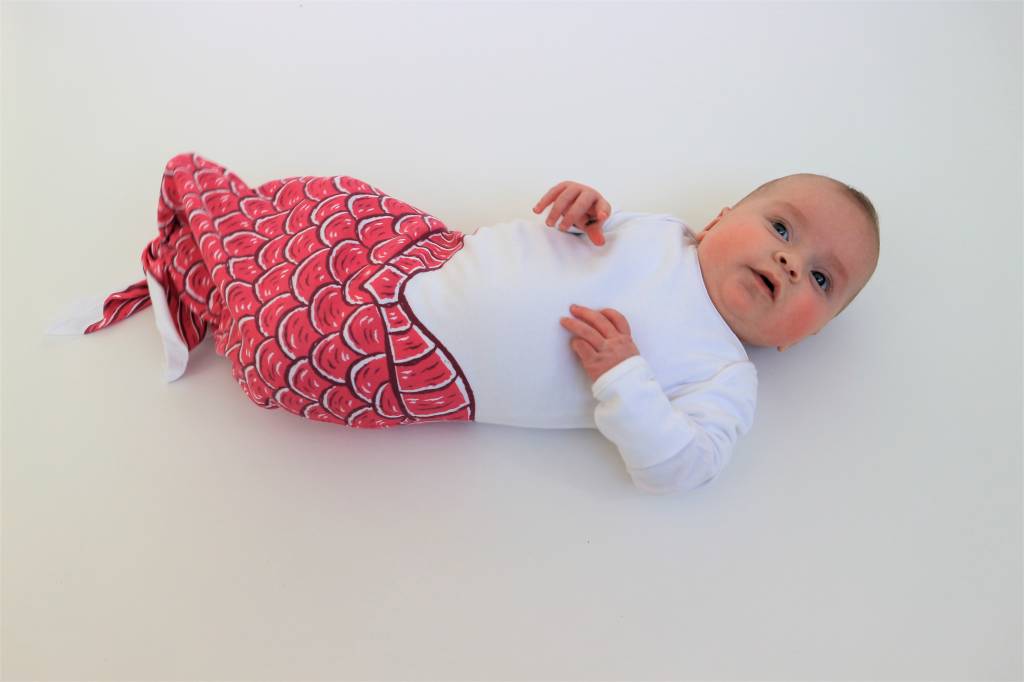 GEKNOOPTE SLAAPZAK CQ TRAPPELZAKJE MERMAID PINK - ELECTRIK KIDZ