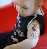 Ducky Street Tattoeage stickers | Tattoos voor kinderen | Kleurrijke imitatie tattoo