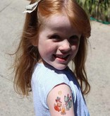 Ducky Street Tattoeage stickers | Tattoos voor kinderen | Kleurrijke imitatie tattoo