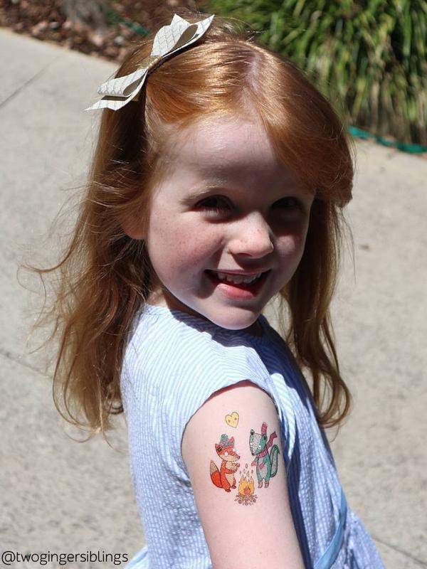 Ducky Street Tattoeage stickers | Tattoos voor kinderen | Kleurrijke imitatie tattoo