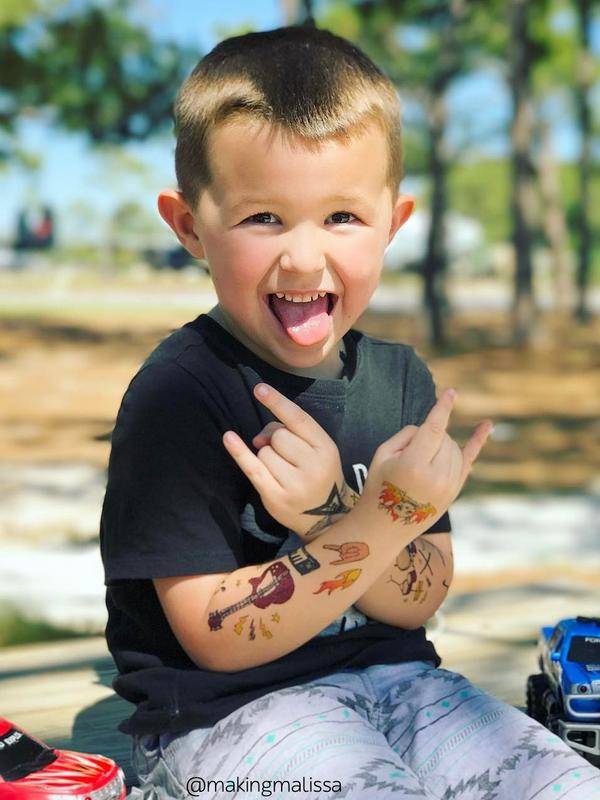 Ducky Street ROCK'N ROLL TATTOOS | CHILD TATTOO | TEMPORARY TATTOO