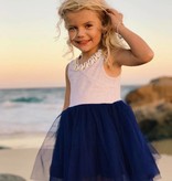 INDIE ROSE TUTU - NAVY - LITTLE JOHNS KIDSWEAR