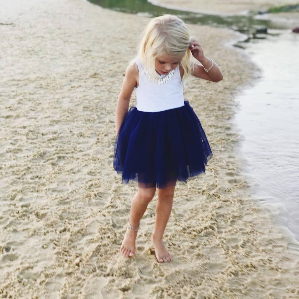 INDIE ROSE TUTU - NAVY - LITTLE JOHNS KIDSWEAR