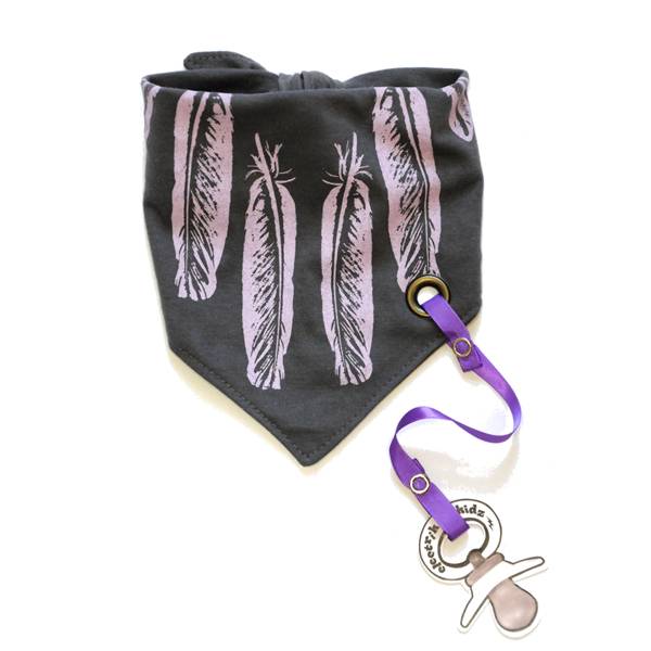 BANDANA BIB FEATHERS | ELECTRIK KIDZ