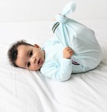 GEKNOOPTE SLAAPZAK EN TRAPPELZAKJE BABY BLUE FLAMINGO | ELECTRIK KIDZ