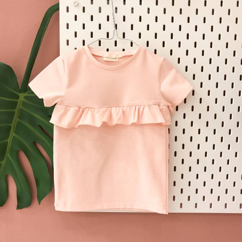 zalmroze top ruffles