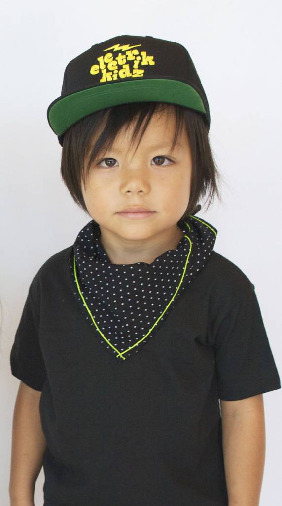 BANDANA BIB BLACK NEON | ELECTRIK KIDZ