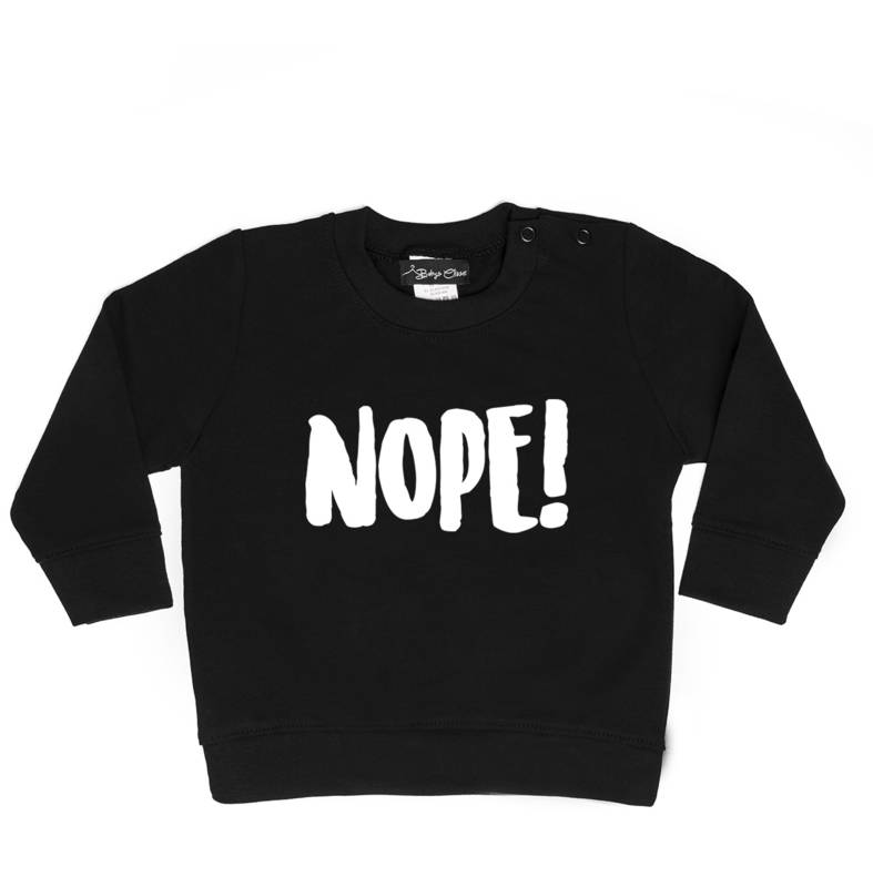 Just for Kidz NOPE SWEATER | JUST4KIDZ