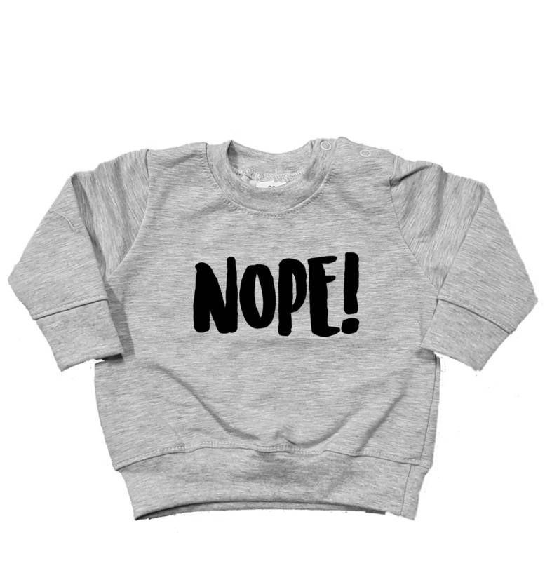 Just for Kidz NOPE SWEATER | JUST4KIDZ